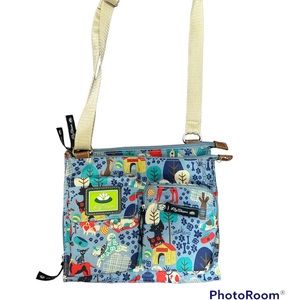 LILY BLOOM Whimsical Doggie Messenger Bag - Woof! In good condition!